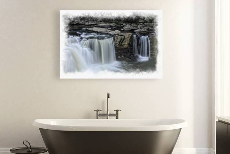 Wonder Falls on Big sandy River by Daniel L Friend
