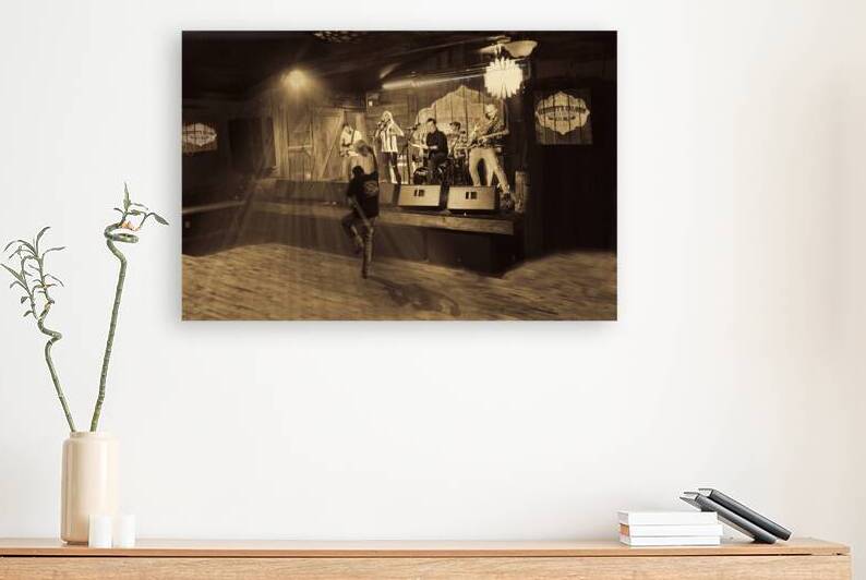 Lone dancer with cowboy hat by Daniel L Friend