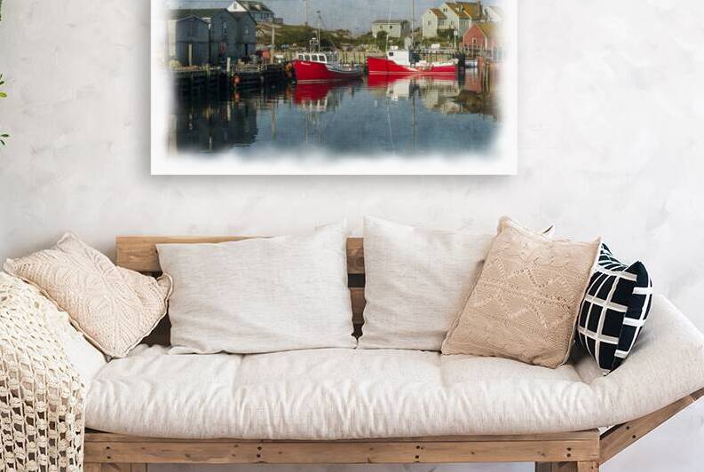 Peggys Cove is a small rural community located on the eastern shore of St. Margarets Bay in Nova Scotia by Daniel L Friend