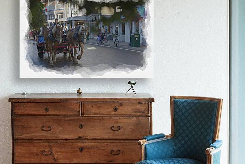 Mackinac Island- Delivering goods to the stores in the morning by Daniel L Friend