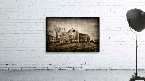 Old barn in field Wall Preview