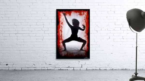 Mercedes dancer modeling in studio Wall Preview