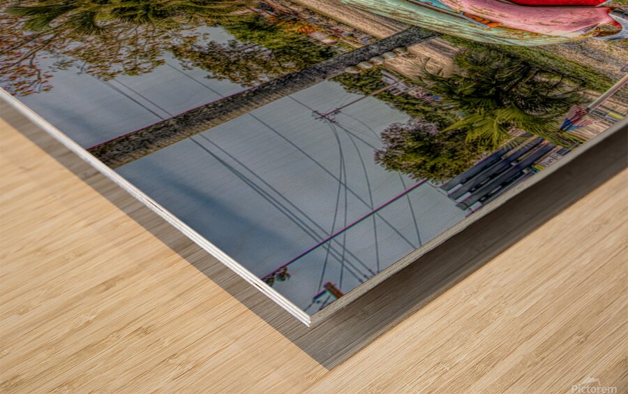 Stop sigh wheel....  Wood print