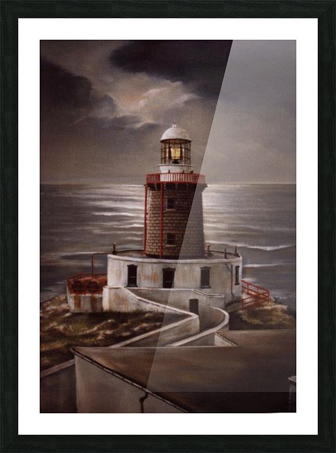 baily lighthouse Picture Frame print