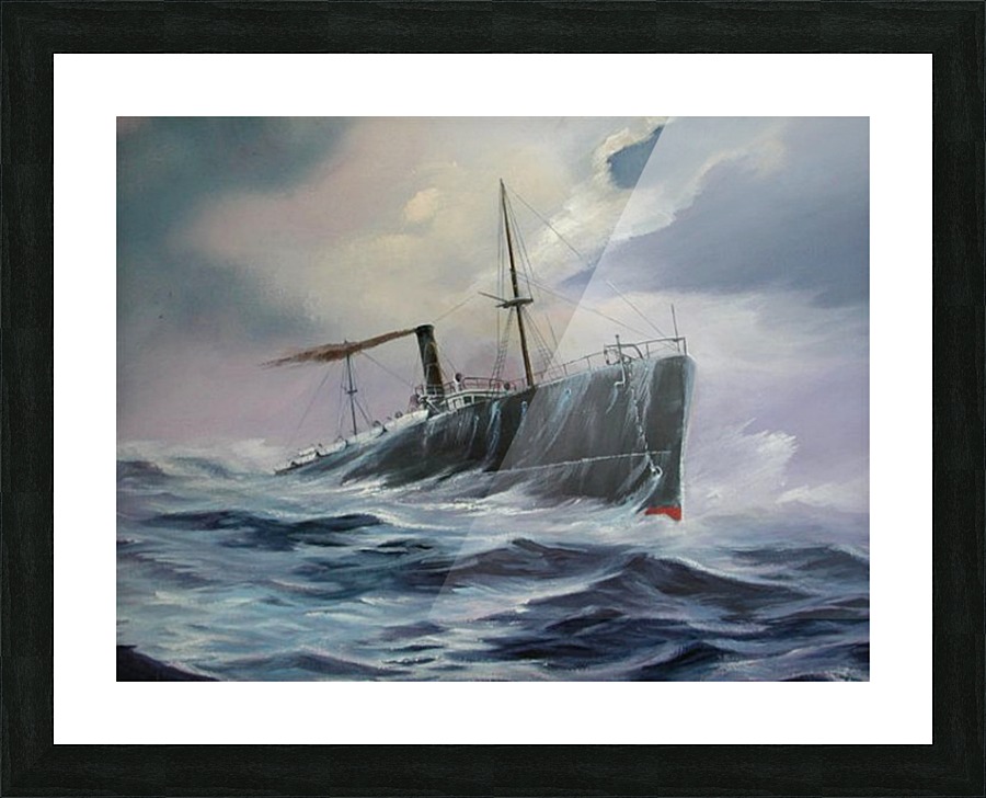 Steamer Dixie Picture Frame print