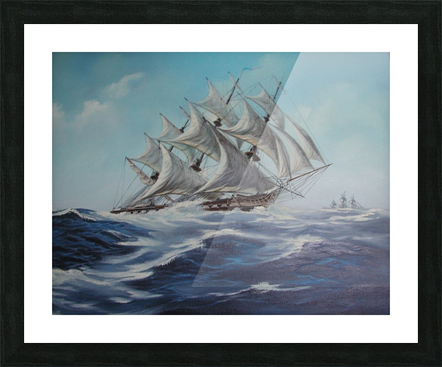 USS Constellation Picture Frame print