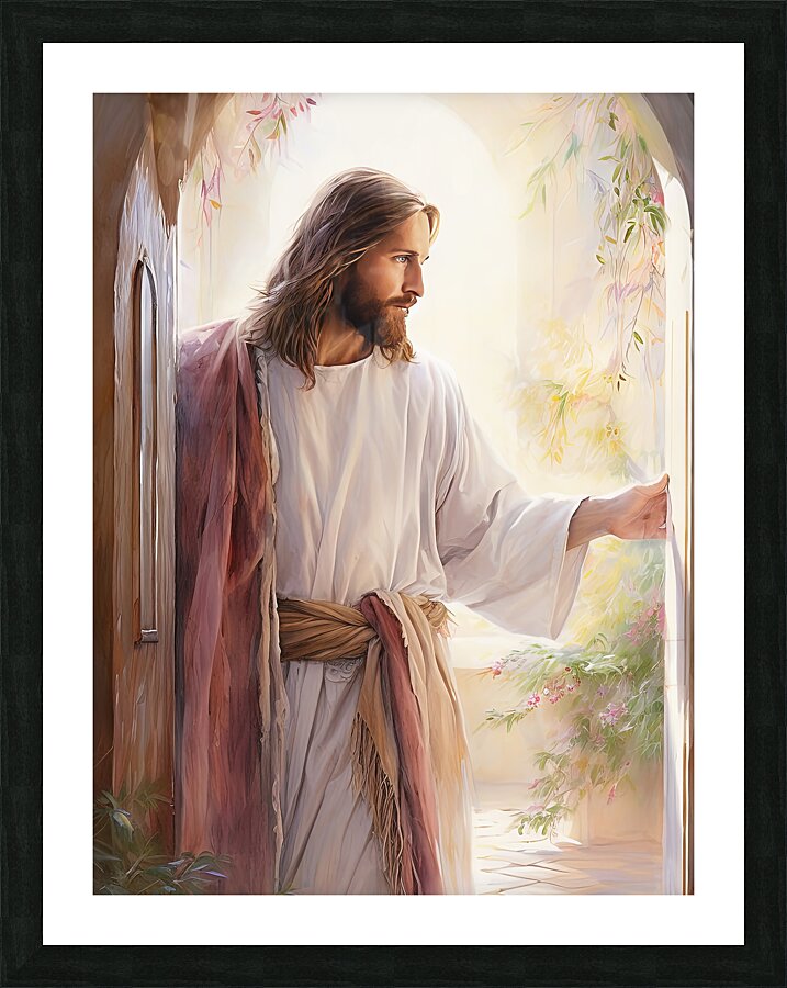 Let Him In Picture Frame print