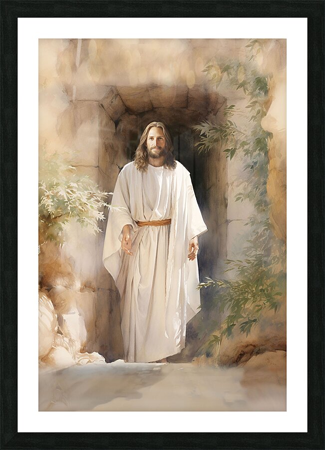 He is risen Picture Frame print