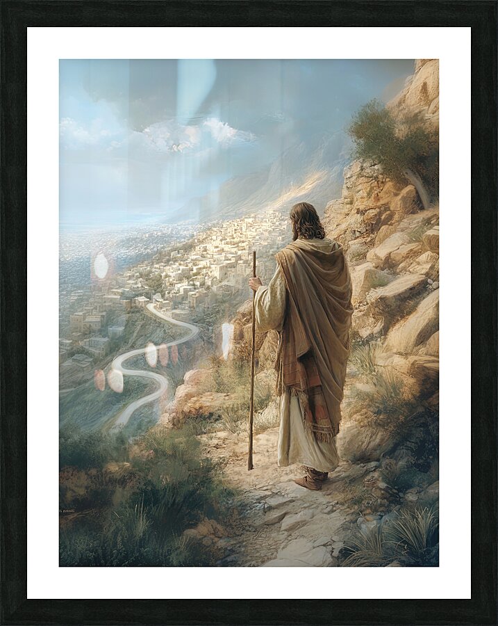 The Redeemers Gaze Picture Frame print