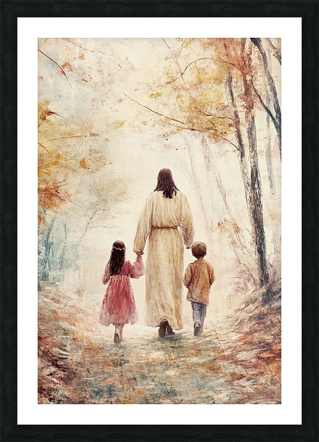 Take My Hand  Picture Frame print