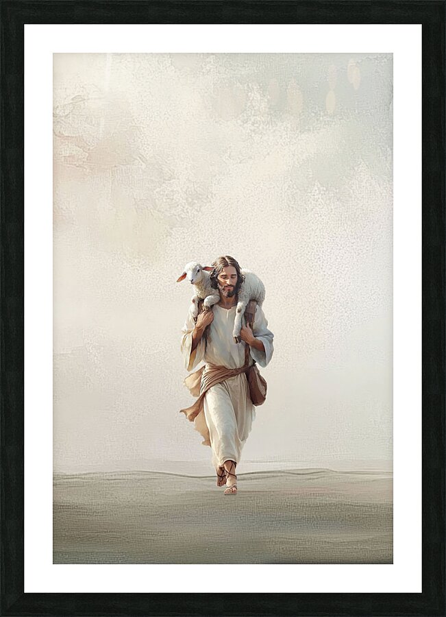 Divine Guardian vertical Picture Frame print