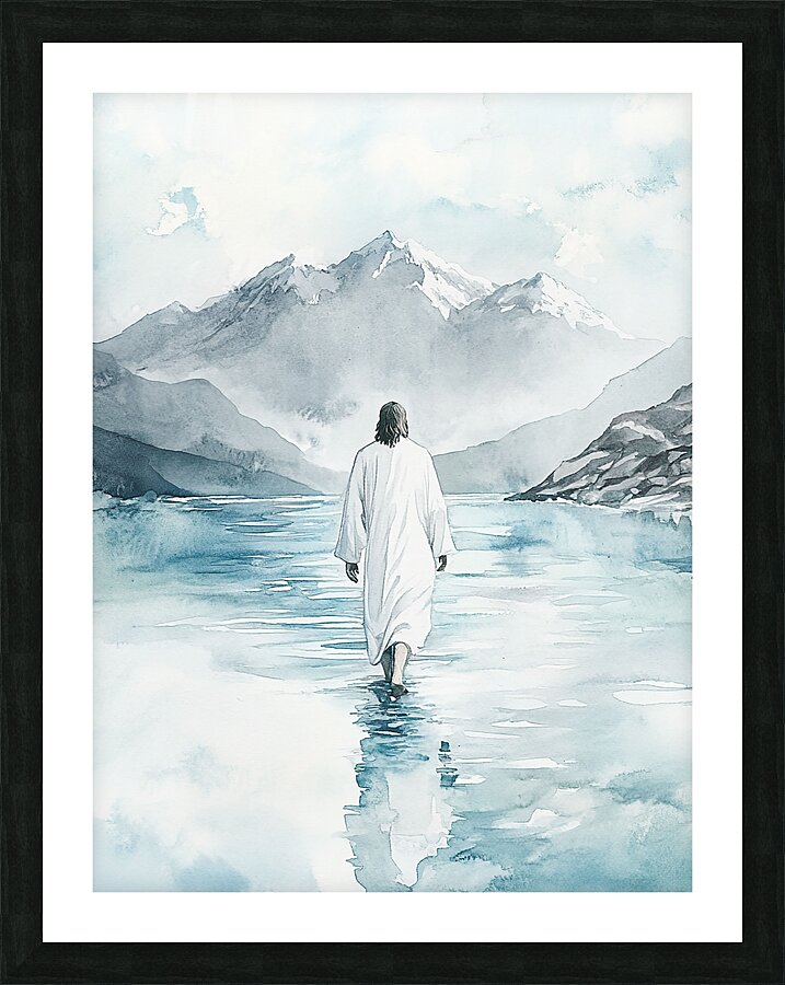  Walking on Water Picture Frame print