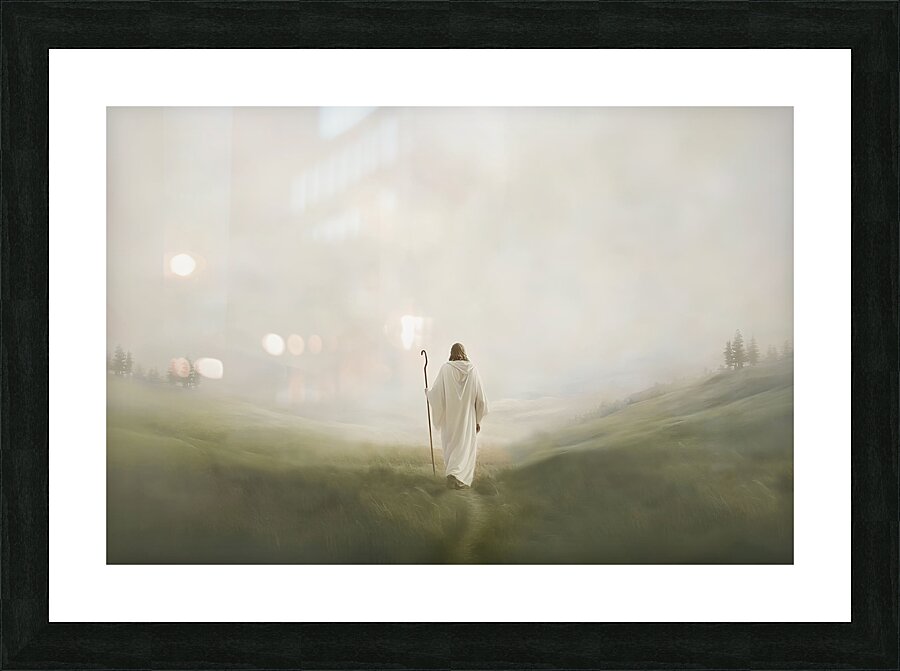 Light in the Mist  Picture Frame print