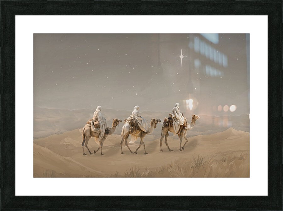 Wise Men Picture Frame print