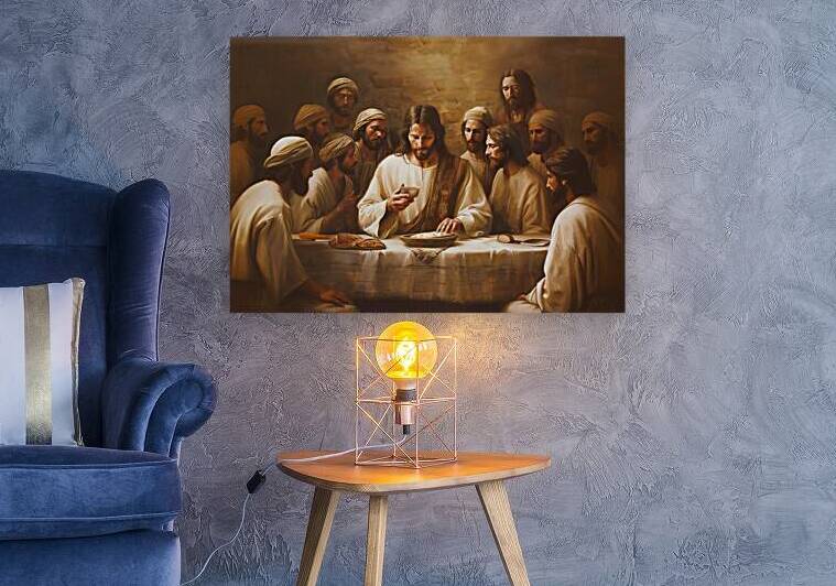 Last supper  by Heidi G Smith