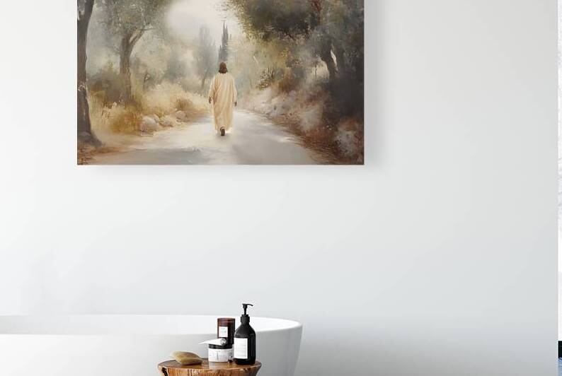 Walk the Path Landscape by Heidi G Smith