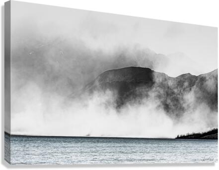 Kluane Dust - BW16001 Canvas Print