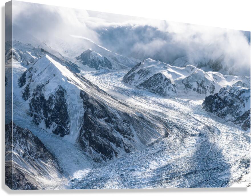 Steele Glacier - LS19007 Canvas Print