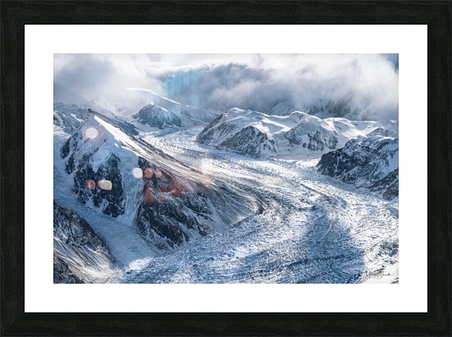 Steele Glacier - LS19007 Picture Frame print