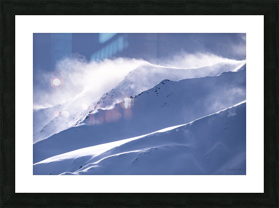 Alsek Spin Drift - LS21003 Picture Frame print