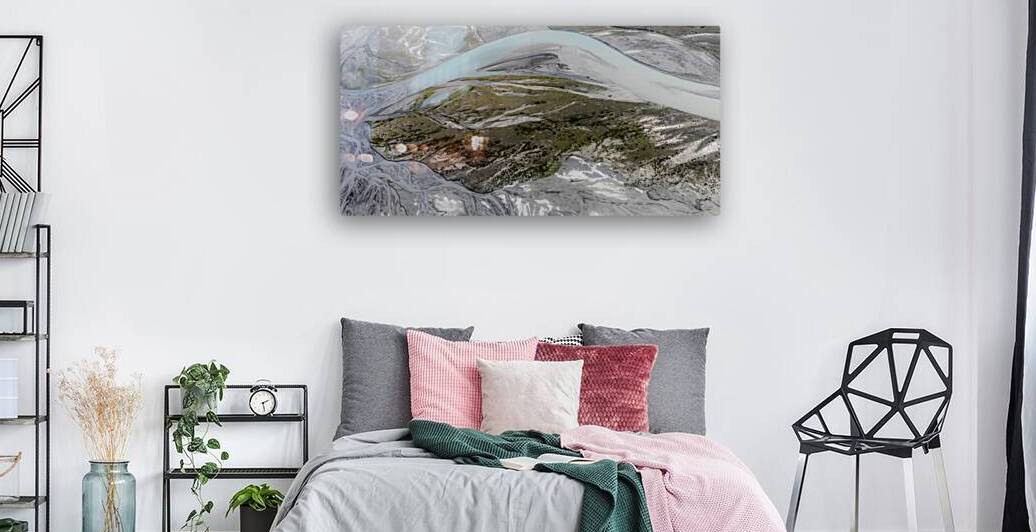 Glacial Runoff - LS19006 by MICHAEL SCHMIDT PHOTOGRAPHY