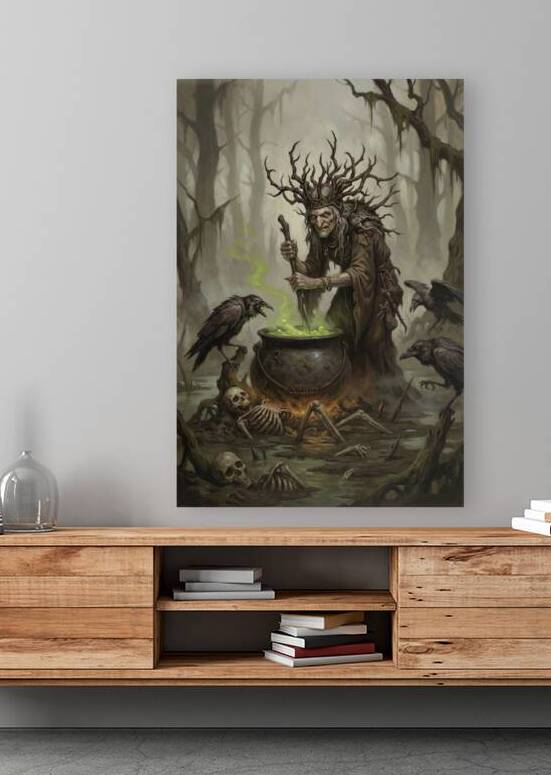 The Swamp Witch Cauldron by Titan Lore