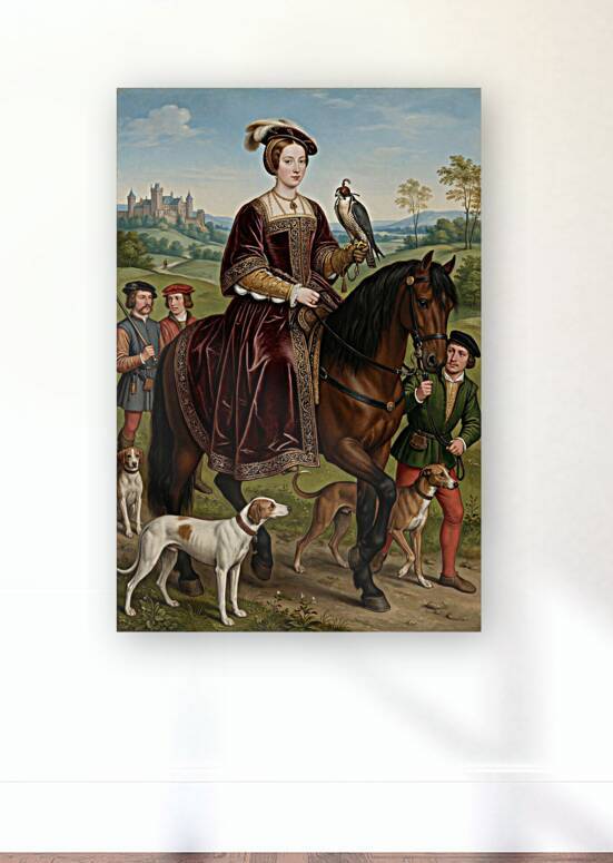 Noblewoman with a Falcon by Titan Lore