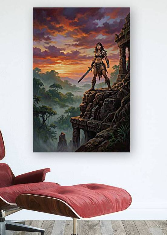The Warrior of the Sunlit Jungle by Titan Lore