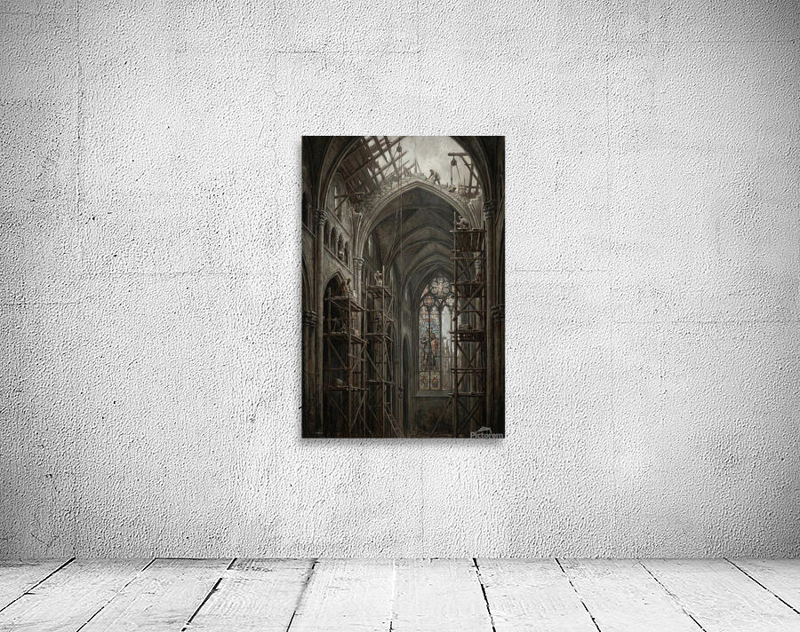 The Gothic Cathedral Builders Wall Preview