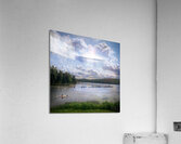 0920 Cosmic Kayaking Acrylic Print