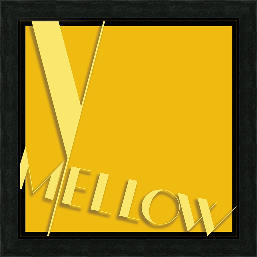 0844 Mellow Yellow Picture Frame Printing