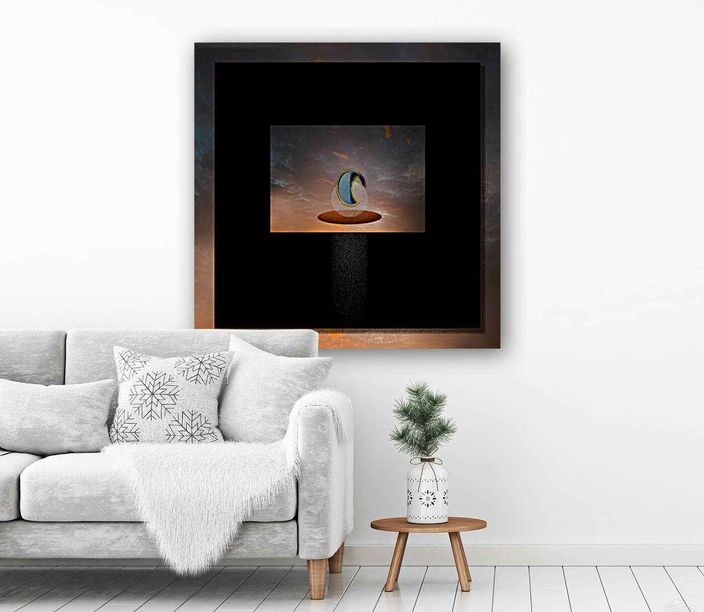 0757 On Sunday When Time Stood Still Reproduction