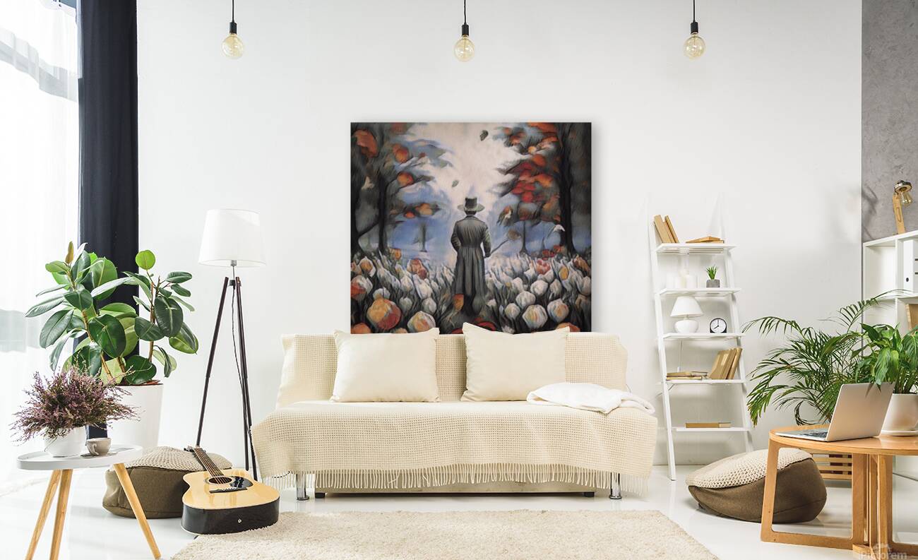 0889 Meditation Among The Blossoms Reproduction