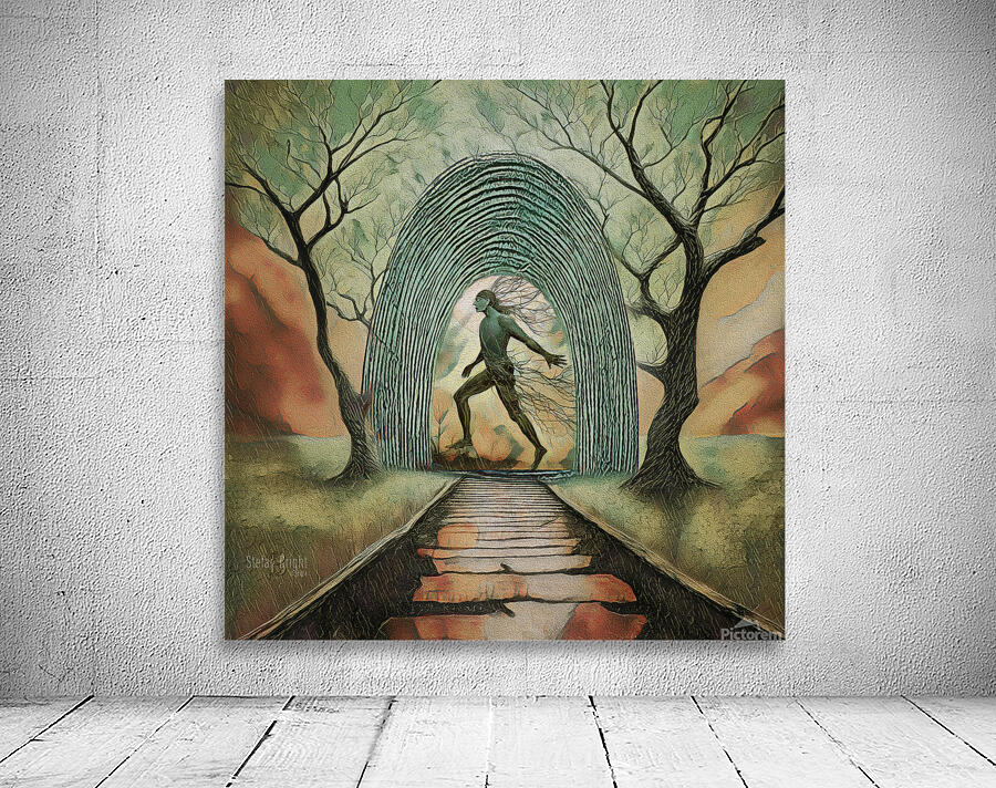 0875 Tree On The Run Wall Preview