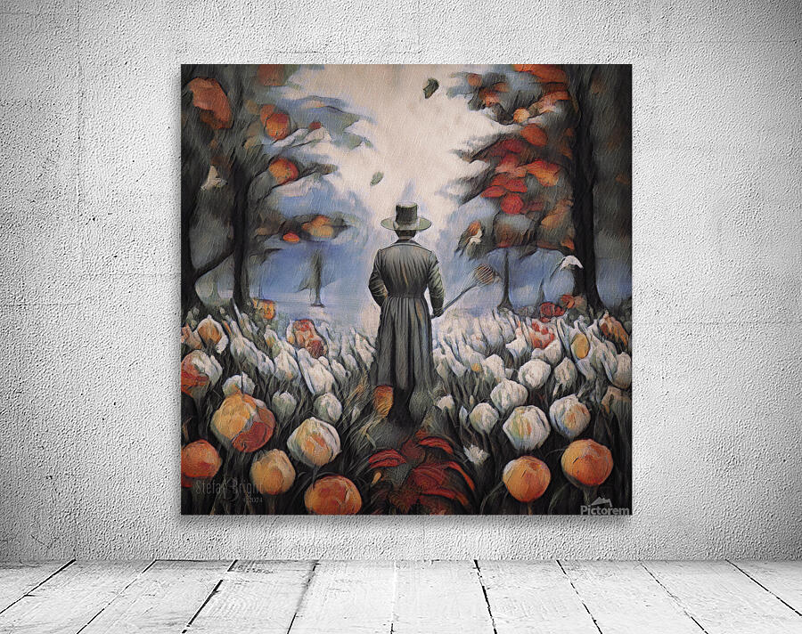 0889 Meditation Among The Blossoms Wall Preview