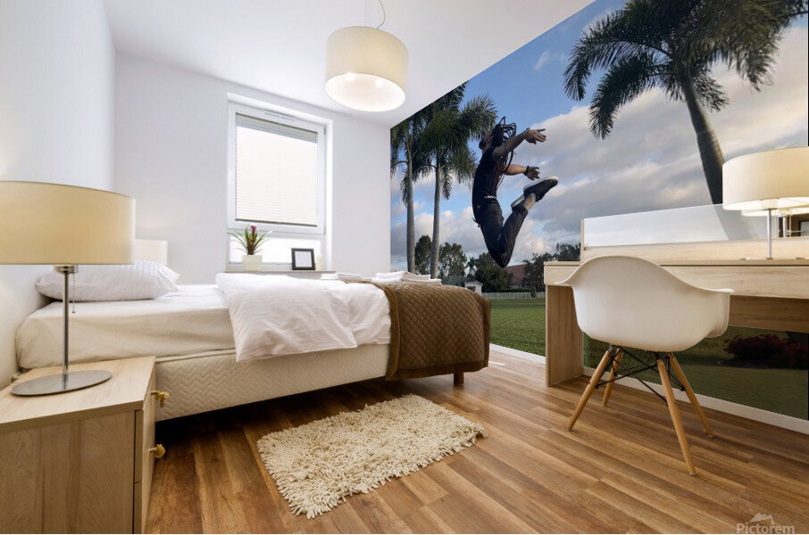 C Jump Mural print