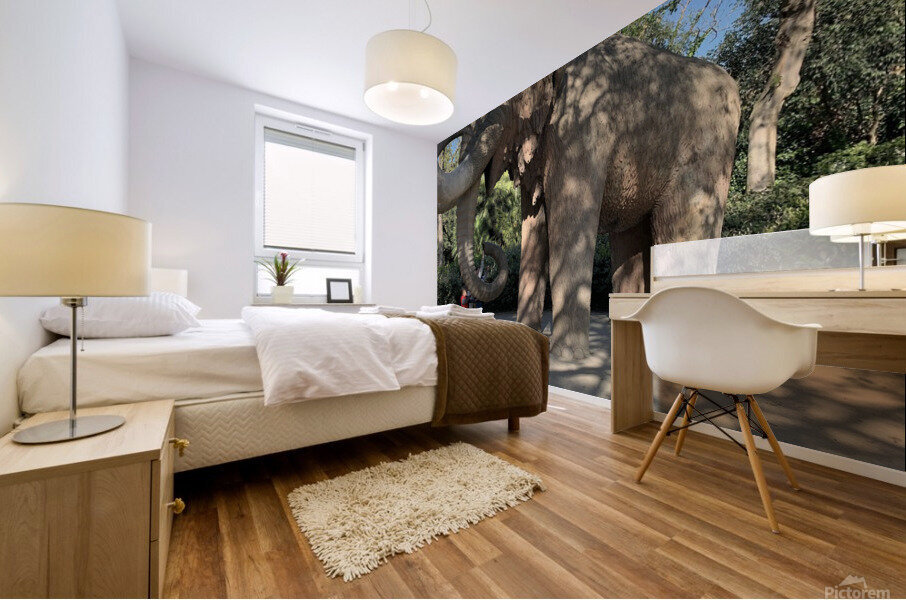 Mammoths  Mural print