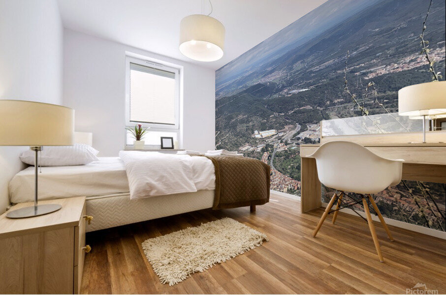 The view in Spain  Mural print