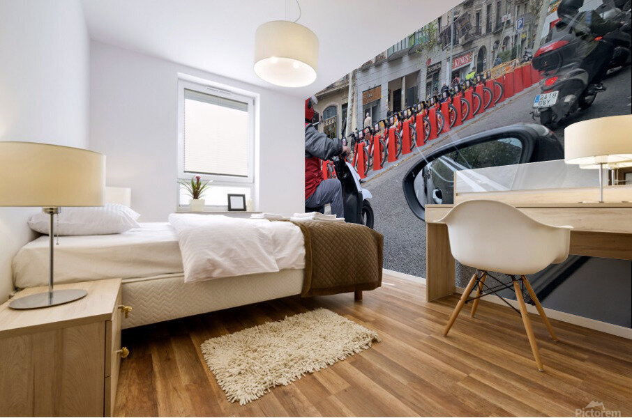On the road  Mural print