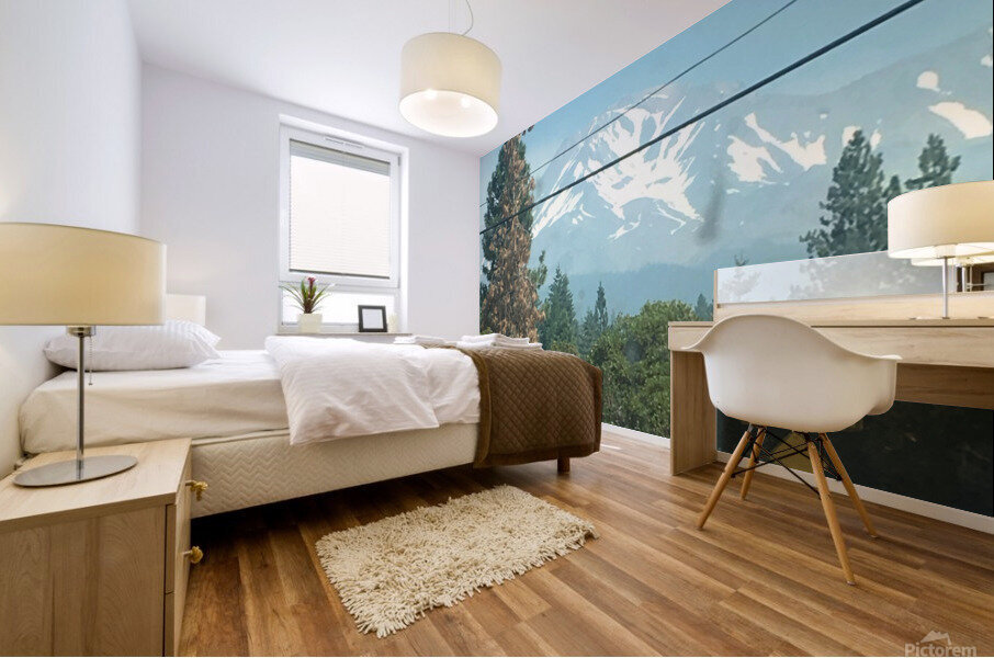 Mt Shasta Mural print