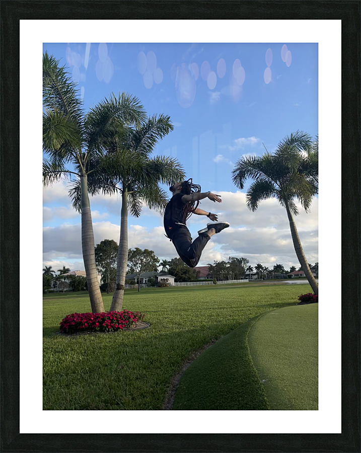 C Jump Picture Frame print