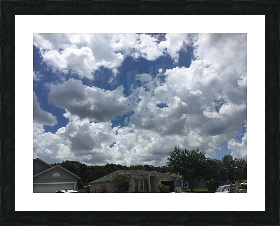 Our Clouds Picture Frame print