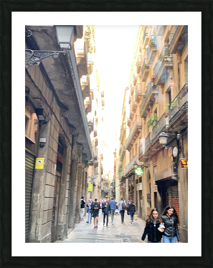 Through the aisles  Picture Frame print