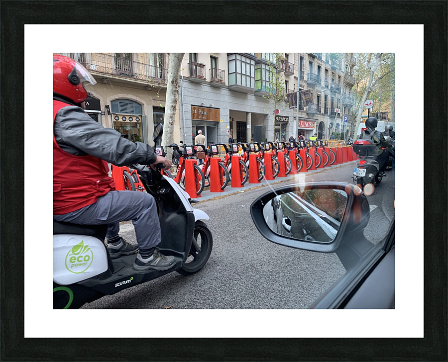 On the road  Picture Frame print