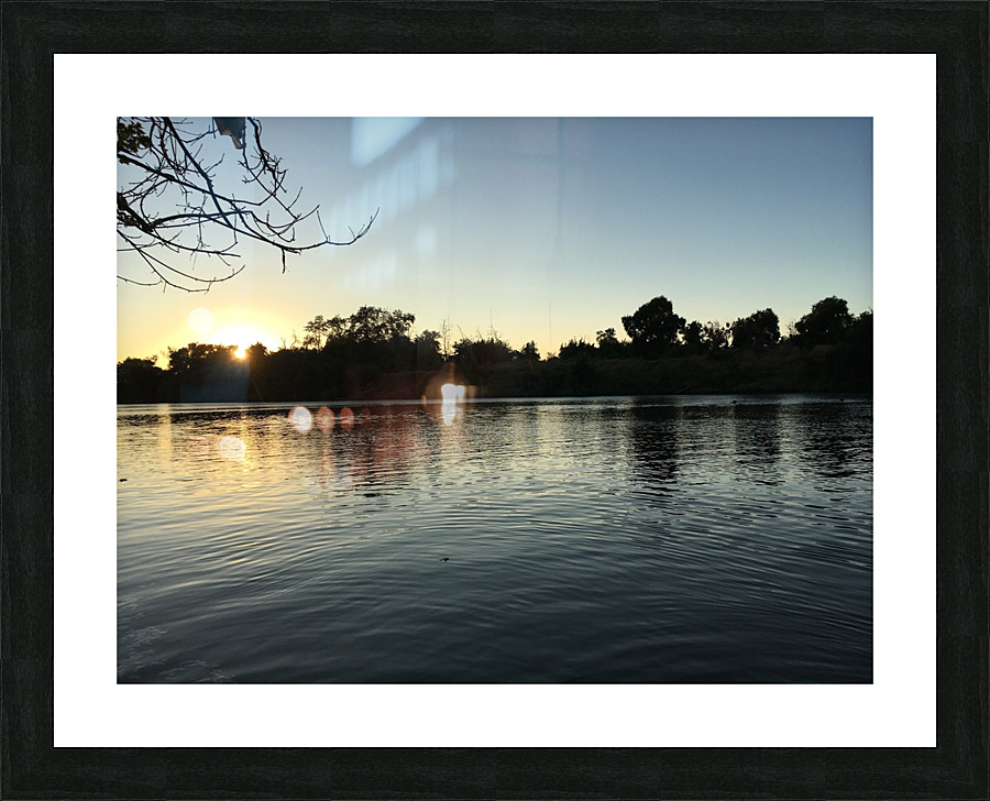 Sunset Mirror Picture Frame print