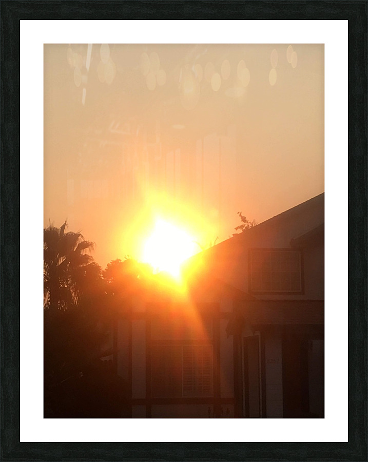 Our Sun Picture Frame print