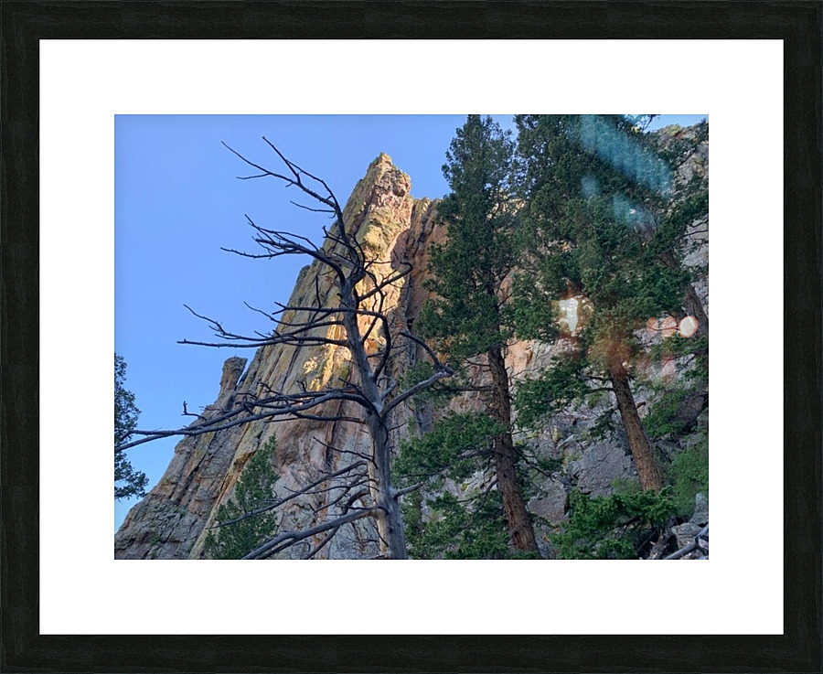 Red Rocky Effects Picture Frame print