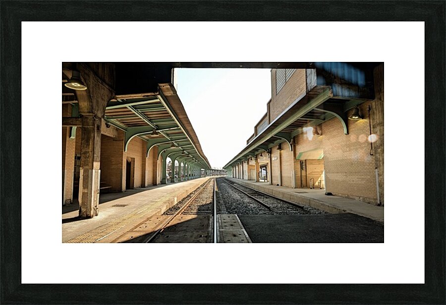 Rail Station Picture Frame print