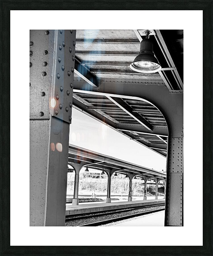 Rail Station Picture Frame print