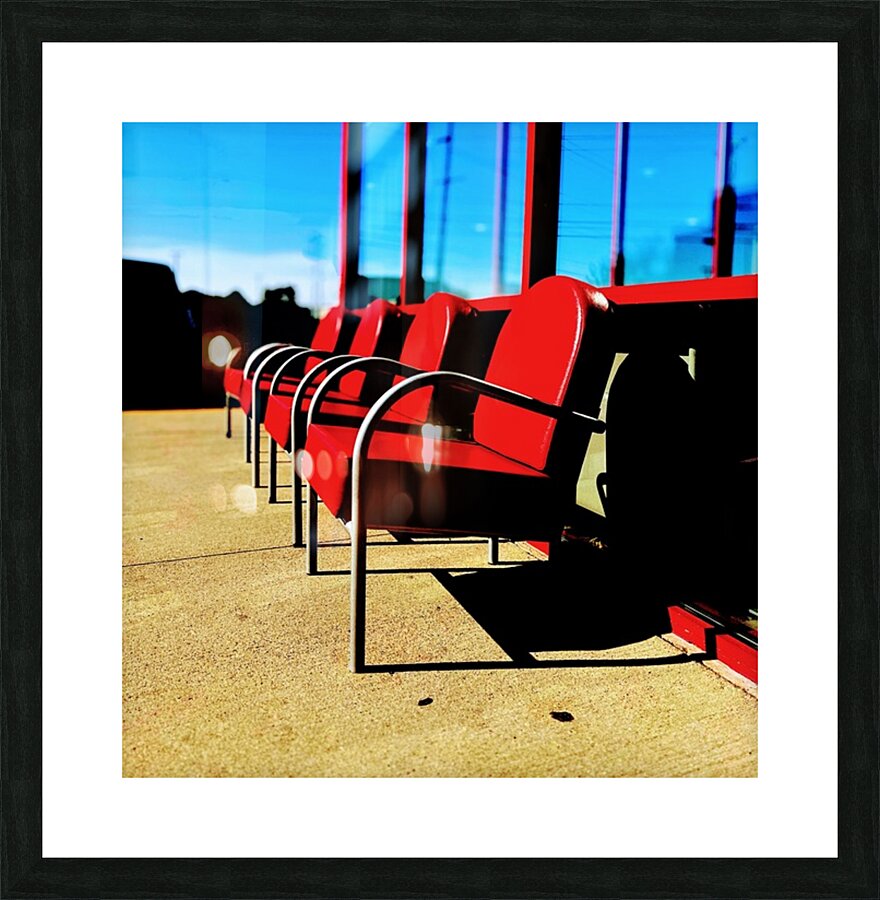 Red Chair Picture Frame print